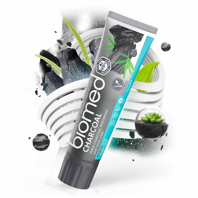 Biomed Toothpaste Charcoal Activated Charcoal 100g