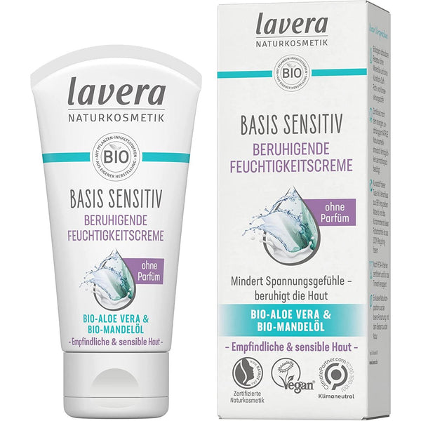 Lavera basis sensitiv beruhigende Feuchtigkeitscreme Bio-Aloe Vera & Bio-Mandelöl 50 ml