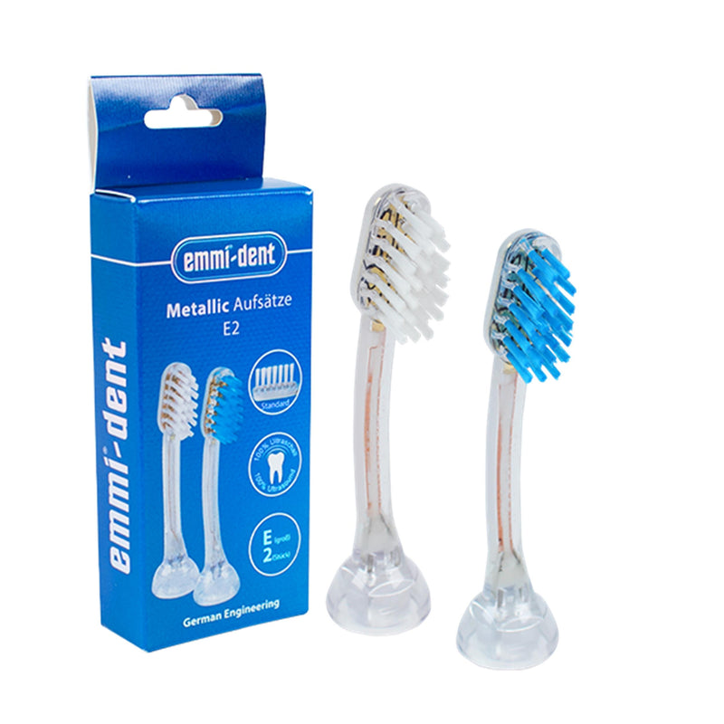Emmi-dent E2 brush heads adults 2 pieces