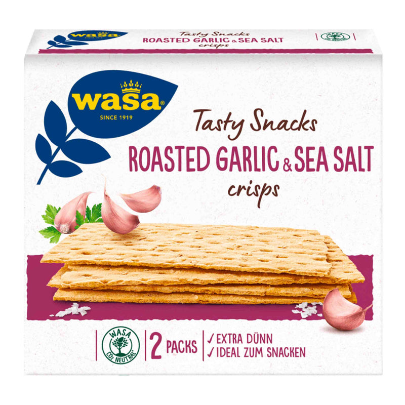 Wasa  Tasty Snack Roasted Garlic & Sea Salt 190g