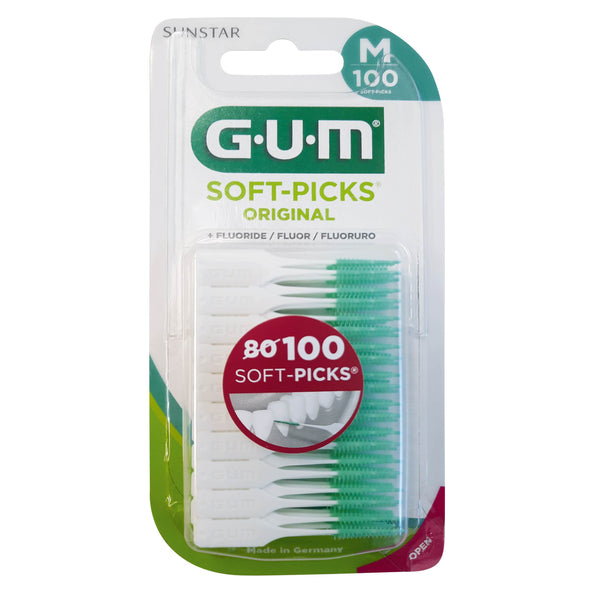 GUM® SOFT-PICKS® ORIGINAL Interdentalreiniger Medium 100 Stück Packung