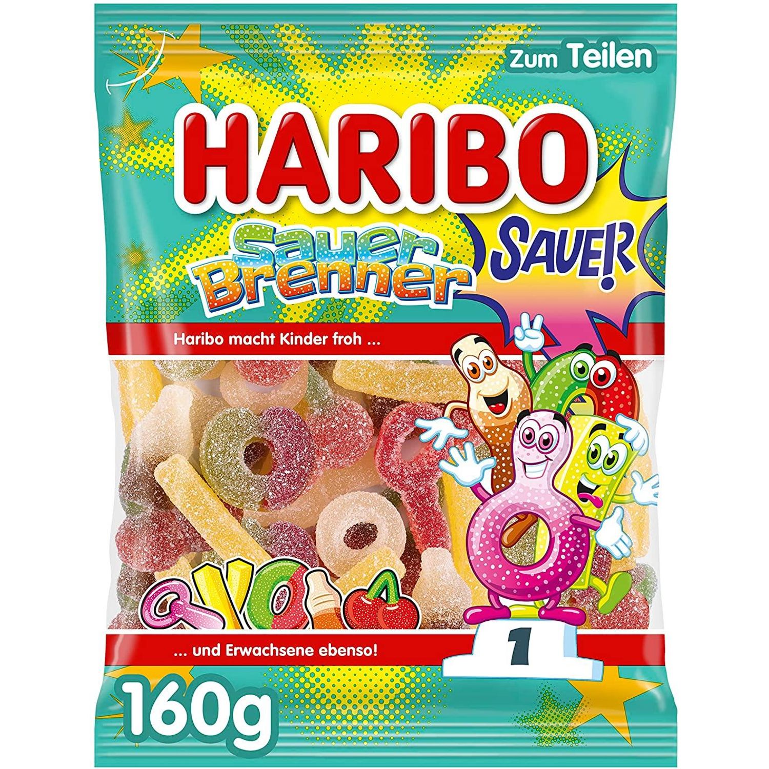 Haribo Sauerbrenner 160 g Beutel