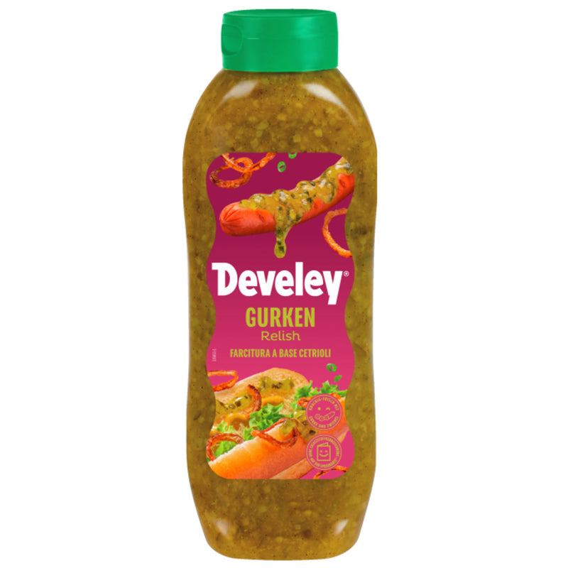 Develey Gurken Relish 875 ml Flasche