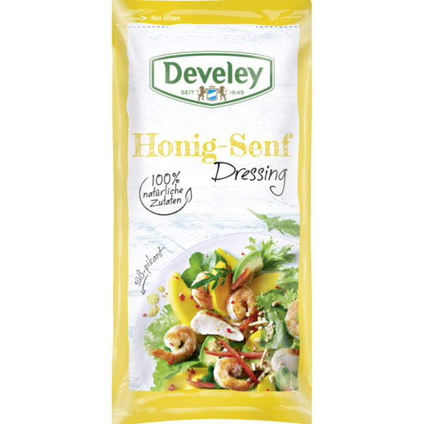 Develey Dressing Honig-Senf  14er Pack (14 x 75 ml Portionsbeutel)