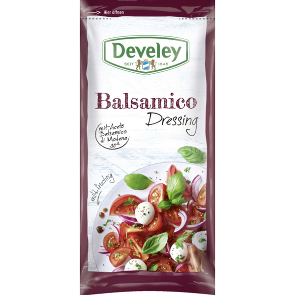 Develey Dressing Balsamico 14er Pack (14 x 75 ml Portionsbeutel)