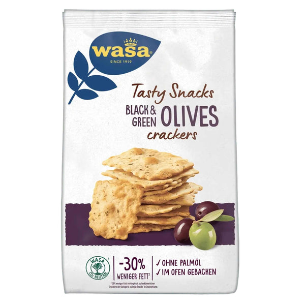 Wasa  Tasty Snack Cracker Olives 150g