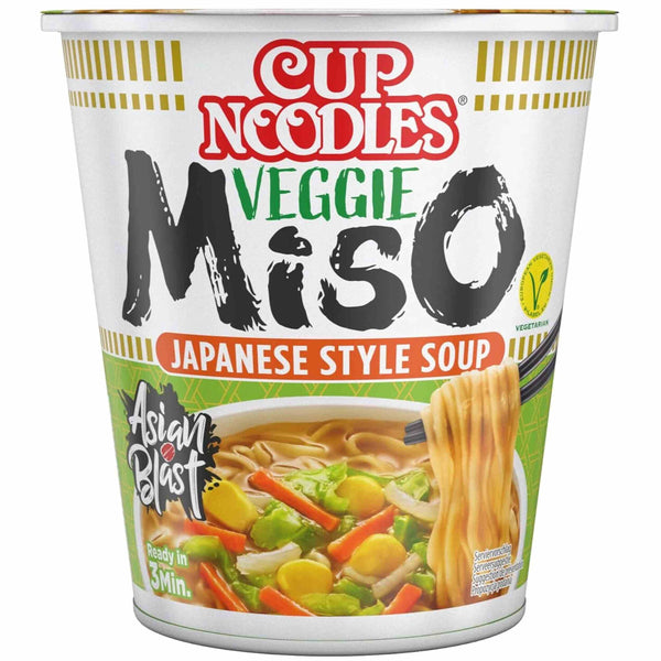 Nissin Cup Noodles Veggie Miso 67g