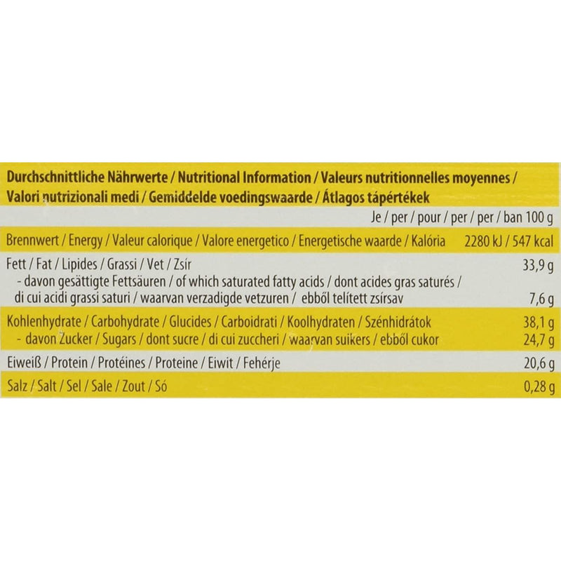 Mr. Tom Erdnuss-Riegel - Karton mit 36 Stück à 40g