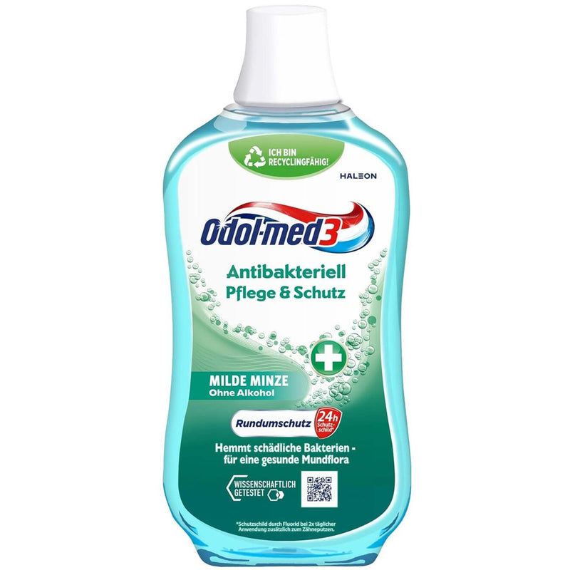 Odol-med3 Antibakteriell Pflege & Schutz Mundspülung 500ml