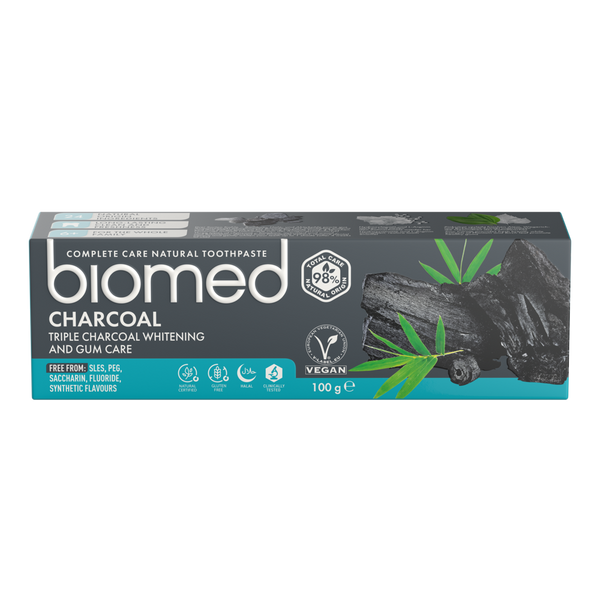 Biomed Toothpaste Charcoal Activated Charcoal 100g