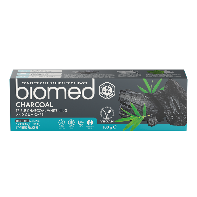 Biomed Toothpaste Charcoal Activated Charcoal 100g