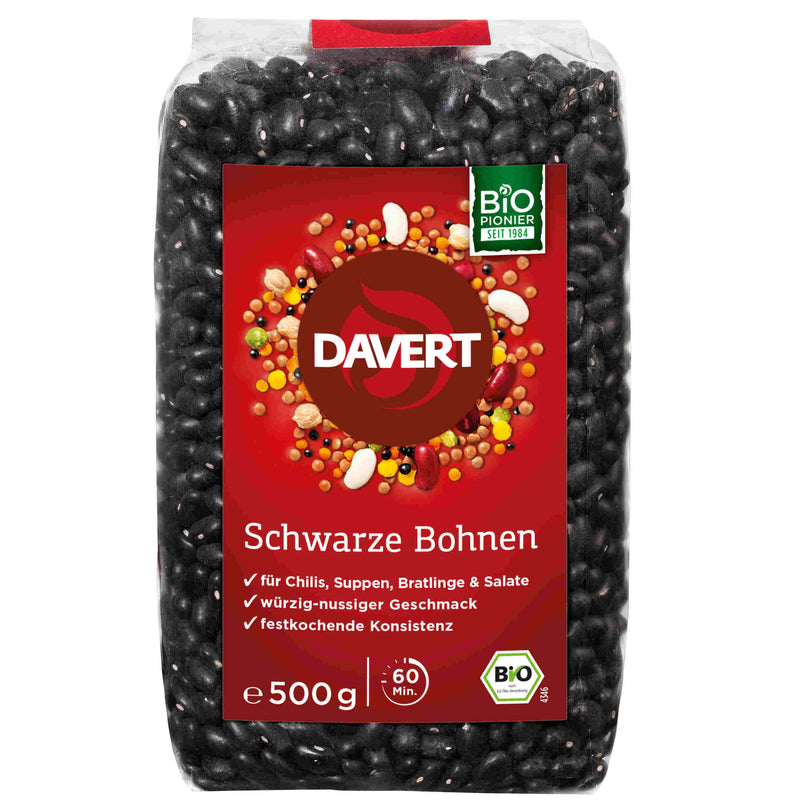 Davert Bio Schwarze Bohnen 500g