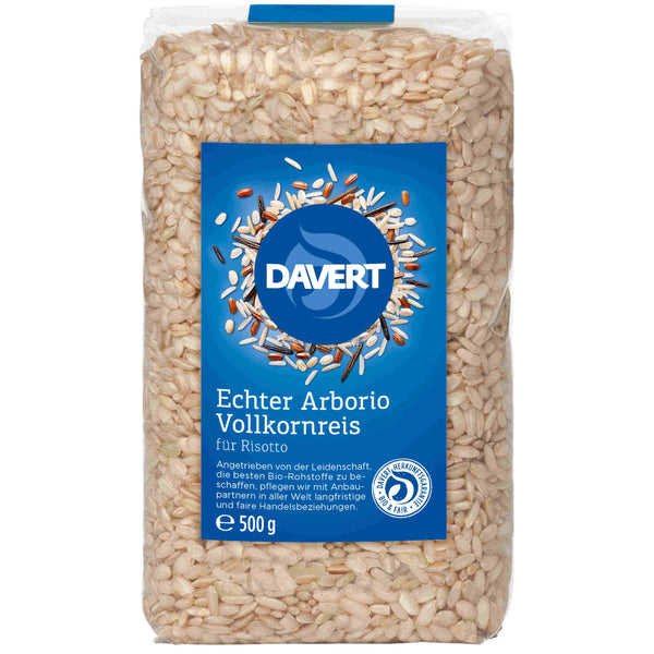 Davert Bio echter Arborio Reis Vollkorn 500g