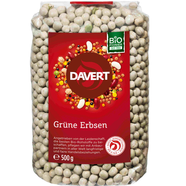 Davert Bio Grüne Erbsen 500g