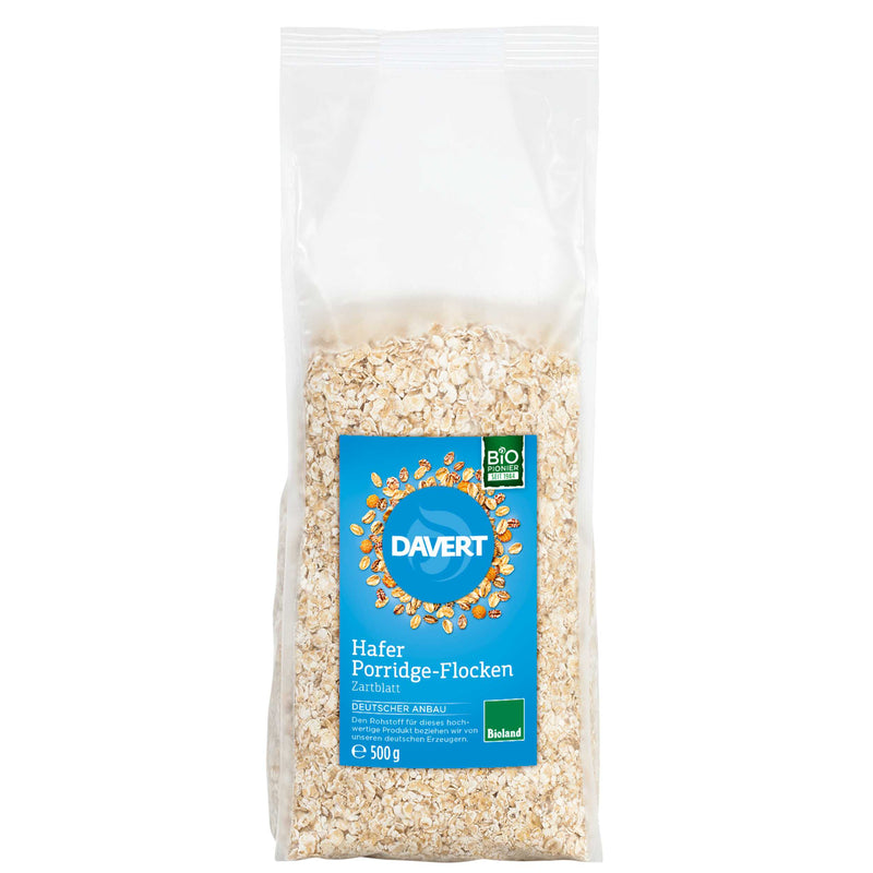 Davert Bio Hafer Porridge-Flocken Zartblatt 500g