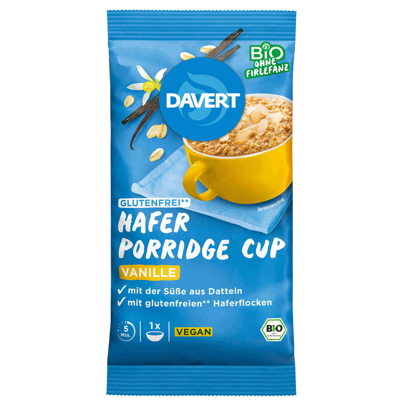 Davert Bio Porridge-Cup Vanille 65g