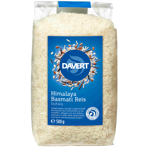 Davert Bio Himalaya Basmati Reis weiß 500g