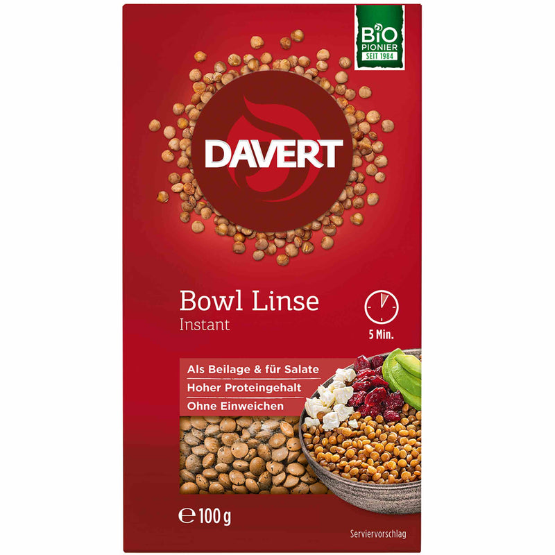 Davert Bio Bowl Linse 100g