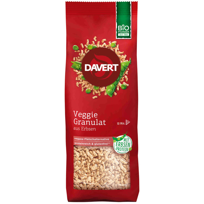 Davert Bio Veggie Granulat - auf Erbsenproteinbasis 100g