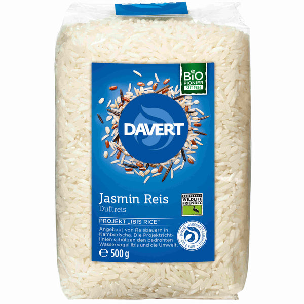 Davert Bio Jasmin Reis weiß Wildlife friendly 500g