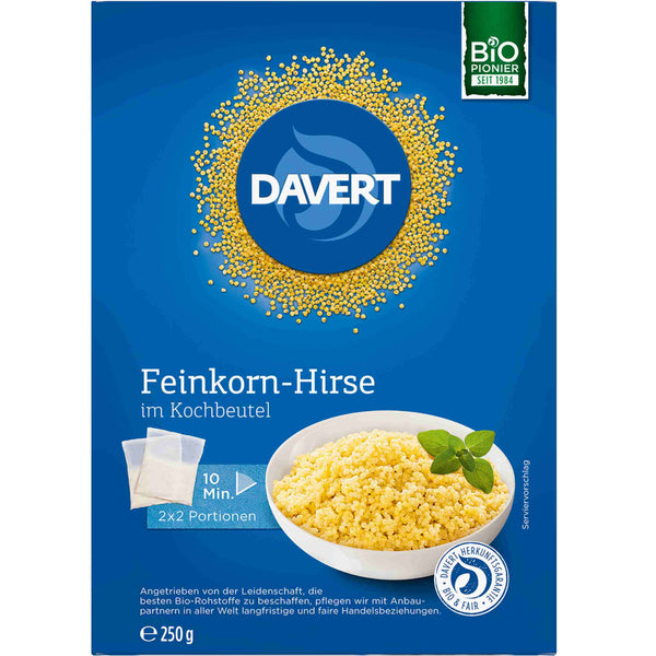 Davert Bio Feinkorn Hirse im Kochbeutel 250g