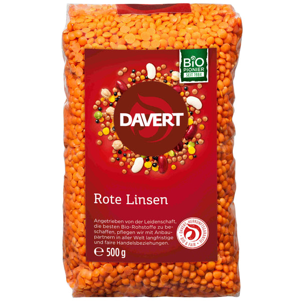 Davert Bio Rote Linsen 500g