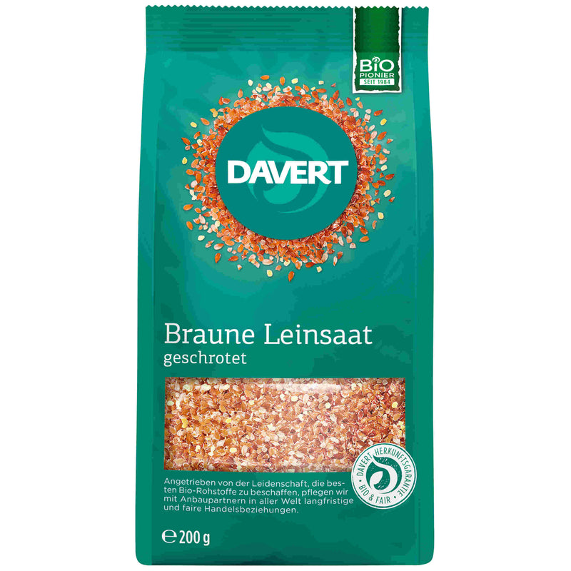 Davert Bio Geschrotete Leinsaat 200g