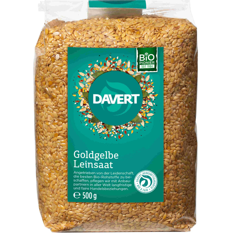 Davert Bio Goldgelbe Leinsaat 500g