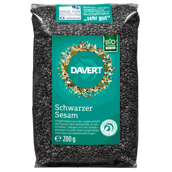 Davert Bio Schwarzer Sesam 200g