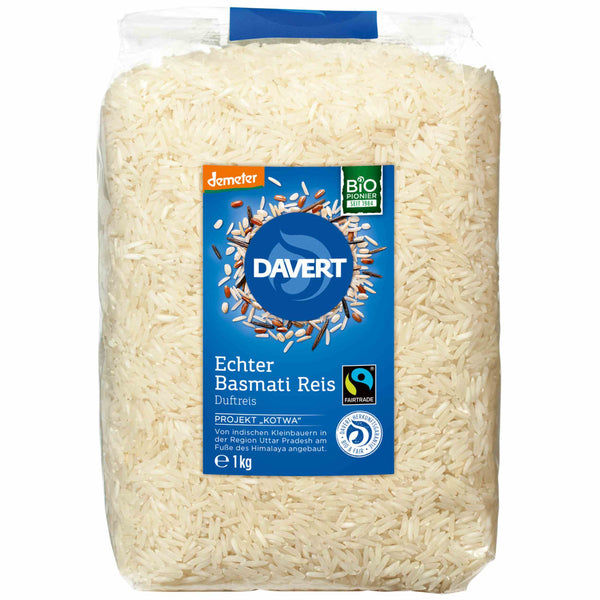 Davert Bio echter Basmati Reis weiß 1000g