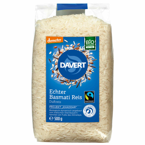 Davert Bio echter Basmati Reis weiß 500g