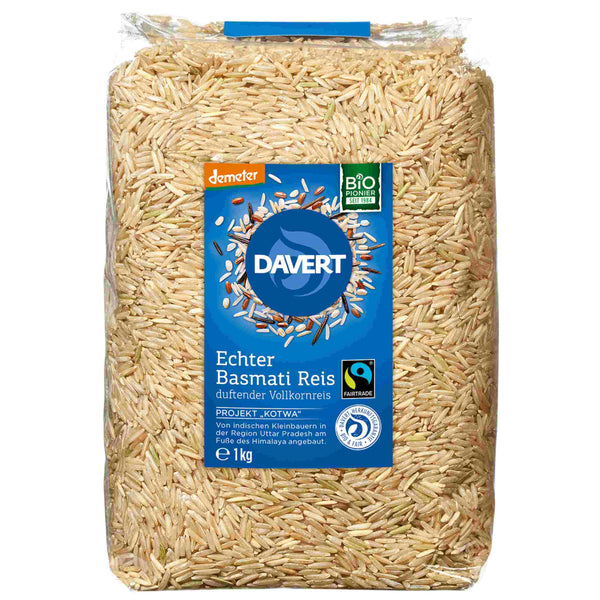 Davert Bio echter Basmati Reis Vollkorn 1000g