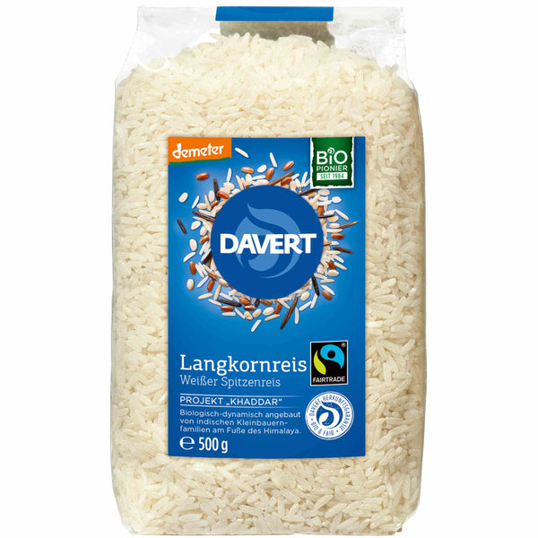 Davert Bio Langkornreis weiß 500g