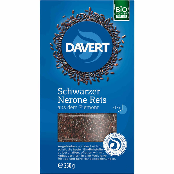 Davert Bio schwarzer Nerone Reis 250g