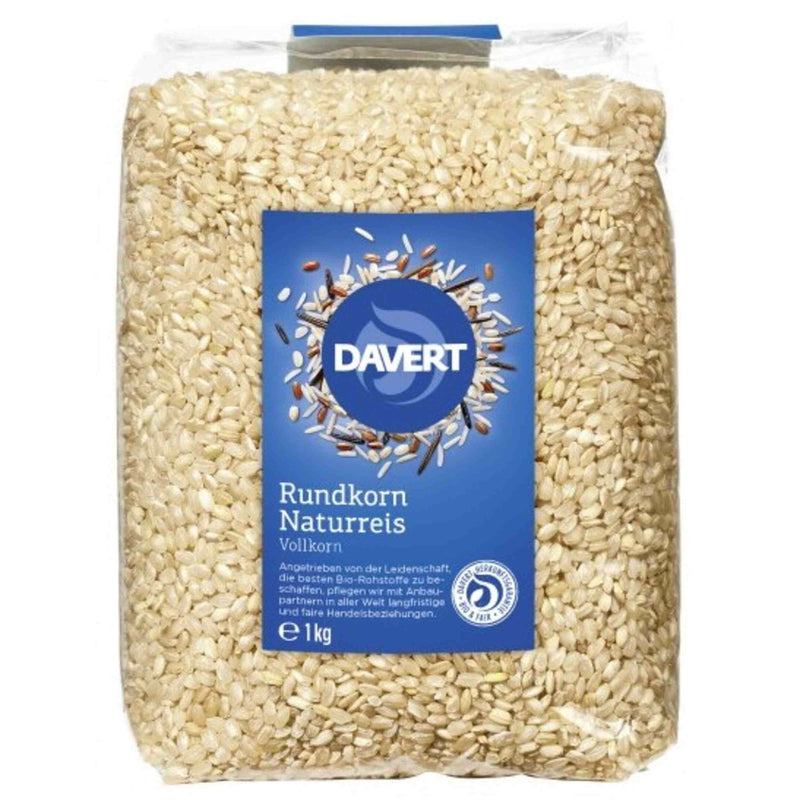 Davert Bio Rundkorn Reis, Vollkorn 1000g