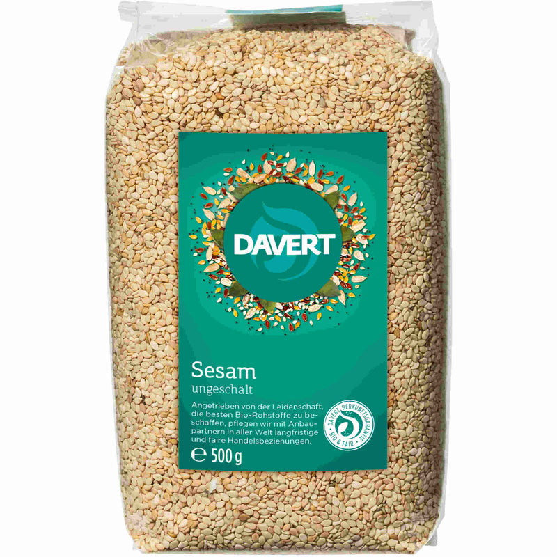 Davert Bio Sesam ungeschält 500g