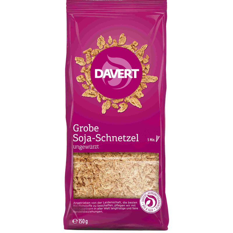 Davert Bio Grobe Soja-Schnetzel 150g