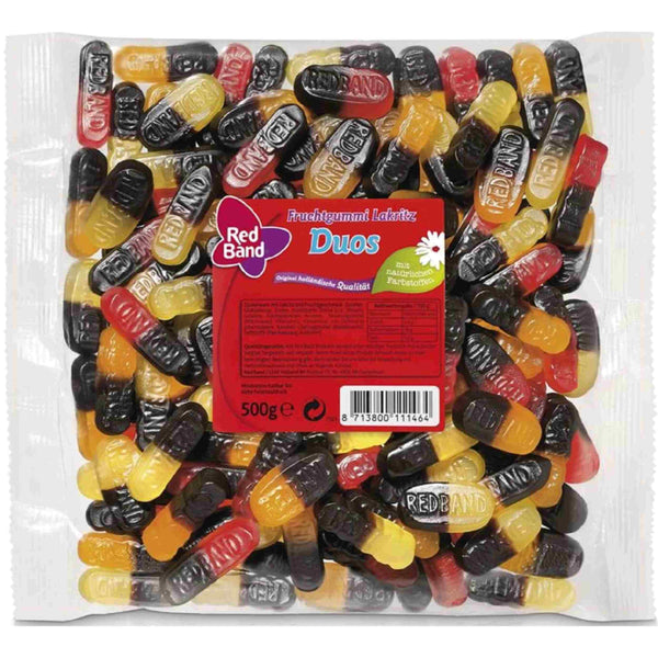 Red Band Fruchtgummi Lakritz Duos 500g