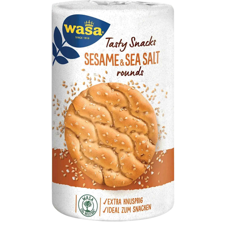 Wasa  Tasty Snack Rounds Sesam+Sea Salt 235g