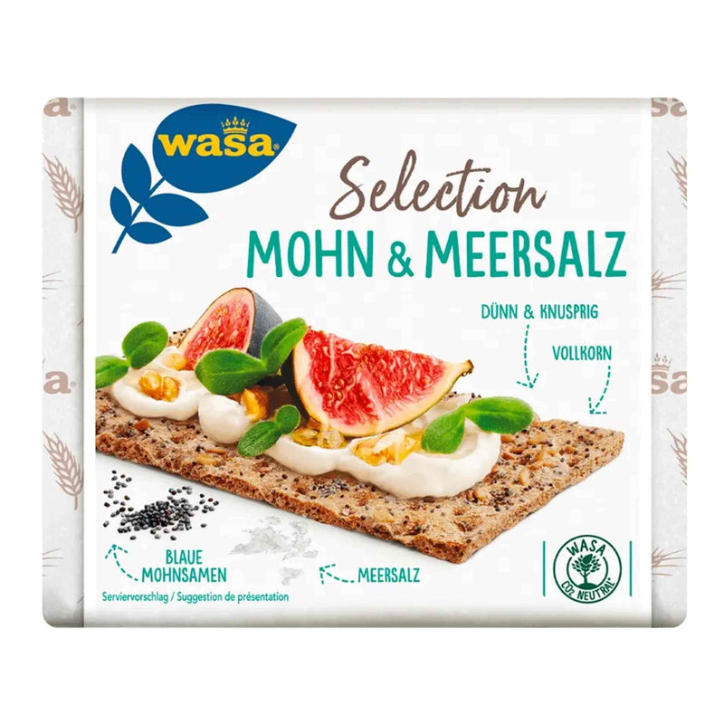 Wasa  Knäckebrot Mohn& Meersalz 245g