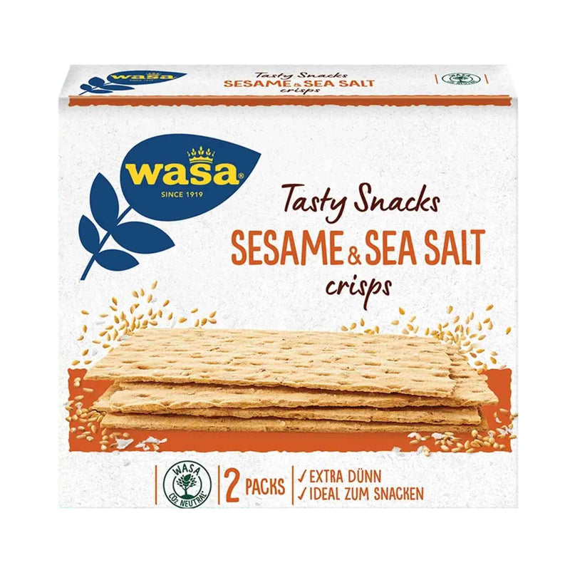 Wasa  Tasty Snacks Crisp Sesam+Sea Salt 190g