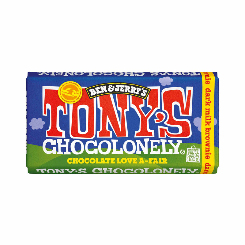 Tony's Chocolonely - Ben & Jerry's Dark Milk Brownie 180g