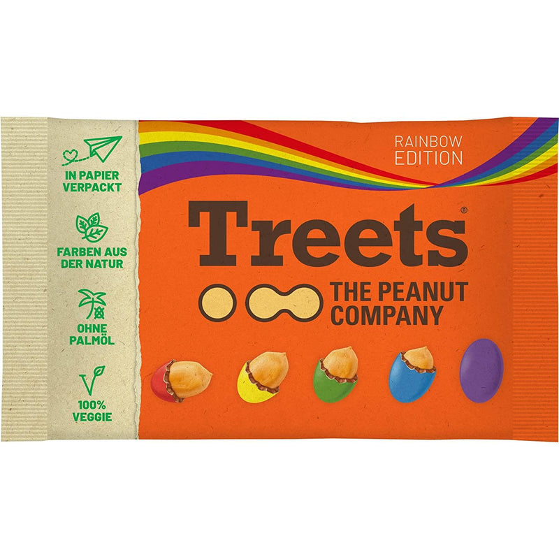 Treets Peanuts Rainbow-Edition  im Papierbeutel 185g