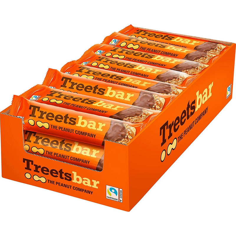 Treetsbar Crunchy Peanut Riegel 24er Pack (24 x 45g)