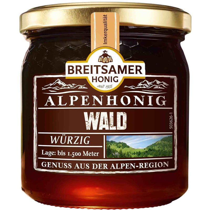 Breitsamer-Honig Alpenhonig Wald 500g