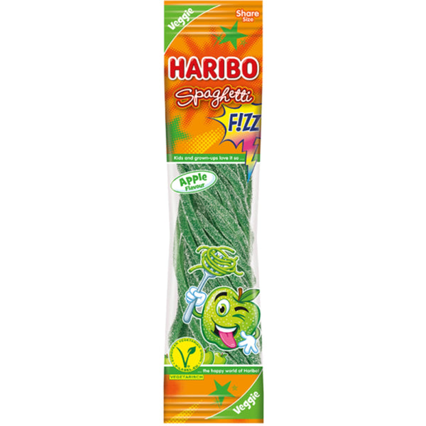 Haribo Spaghetti Apfel veggie 200 g Beutel