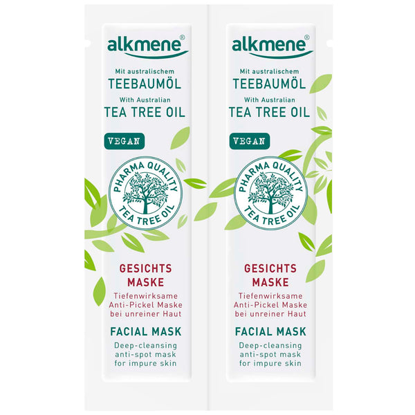 Alkmene Tea Tree Oil Face Mask 2x6ml