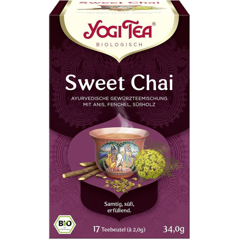 Yogi Tea, Bio Sweet Chai, 17 Teebeutel - 34,0 g