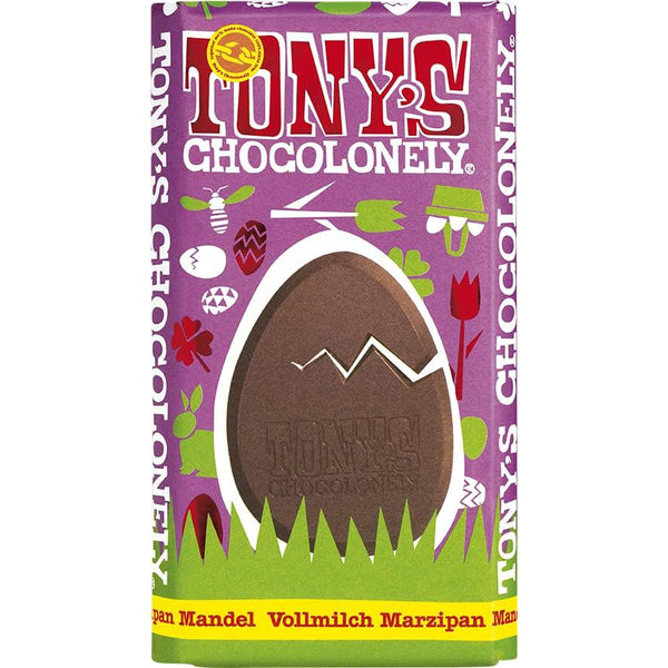 Tony's Chocolonely Vollmilchschokolade mit Marzipan und Mandelstücken180g