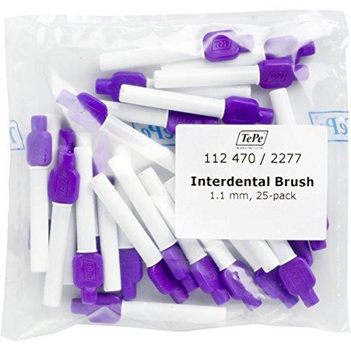 TePe interdental brushes purple 1.1 mm bag of 25